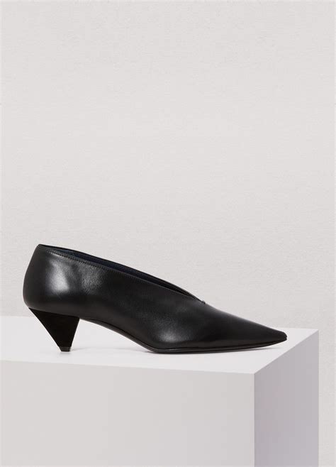 celine babouche shoes|Soft V Neck babouche pump in nappa lambskin .